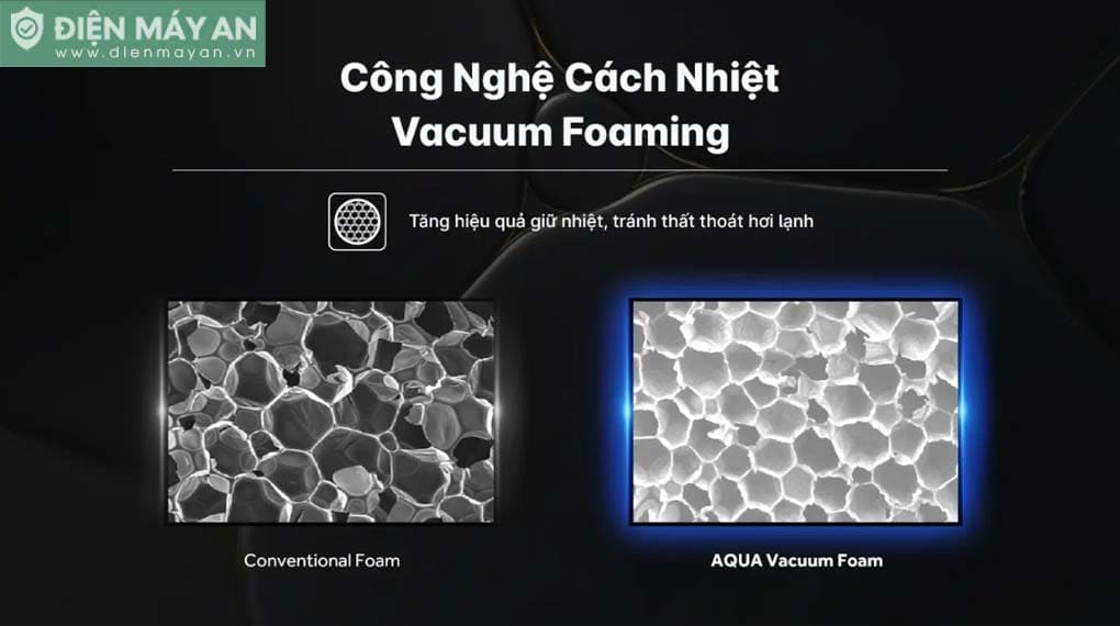 Tủ lạnh Aqua Inverter 646 lít Side By Side AQR-S682XA(BL)