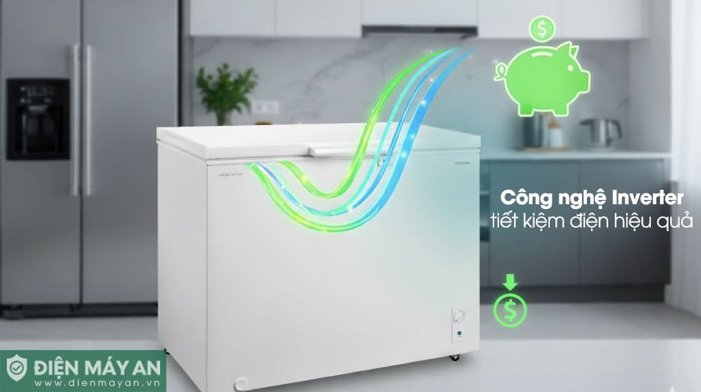 Tủ đông Toshiba Inverter 293 lít GR-RC390CM-PMV(01)