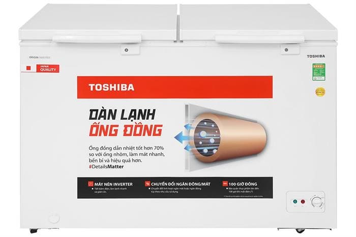 Tủ đông Toshiba Inverter 362 lít GR-RC470CM-PMV(01)