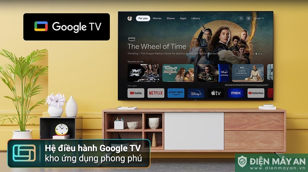 Google Tivi Mini LED Sony AI 4K 65 inch K-65XR50