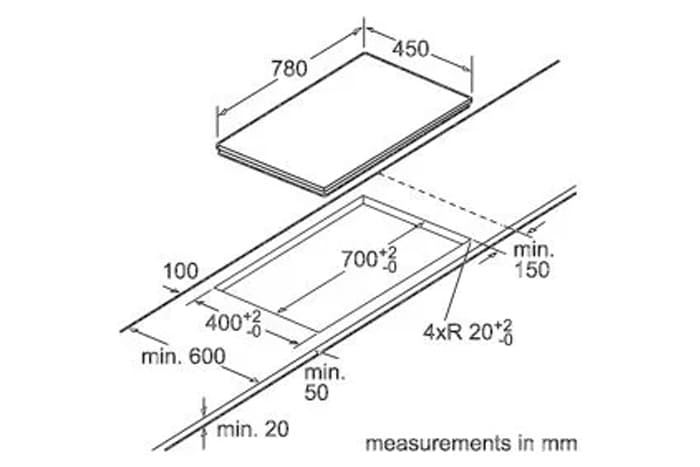 Bếp từ đôi âm Bosch Serie 8 PPI82560MS