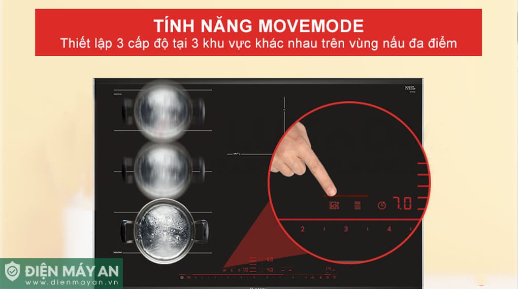 Bếp từ 4 vùng nấu âm Bosch Serie 8 PXE875DC1E