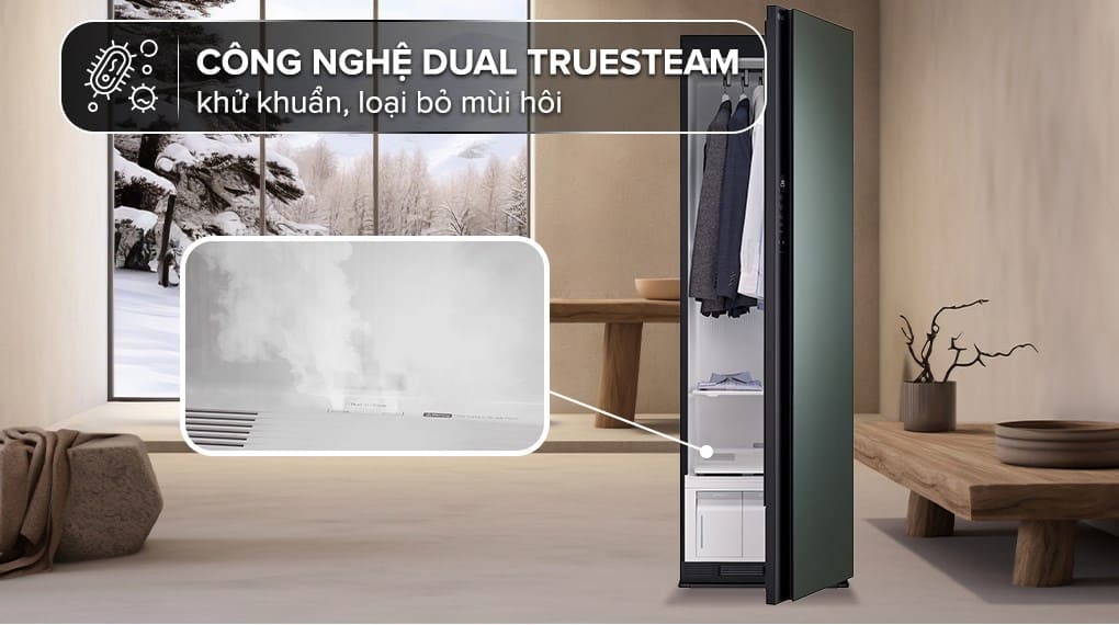 Tủ chăm sóc quần áo thông minh LG Styler Inverter 5 móc SC5MNR4G