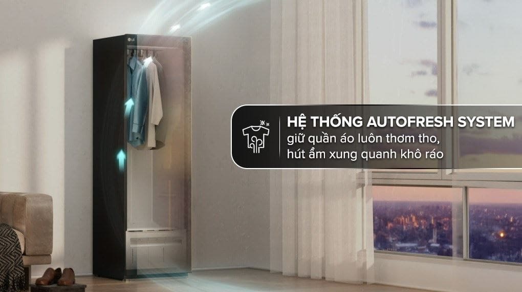 Tủ chăm sóc quần áo thông minh LG Styler Inverter 5 móc SC5MNR4G