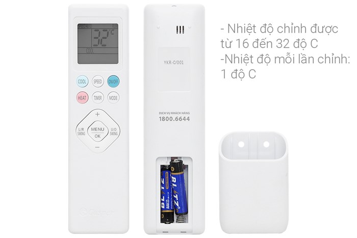 Điều Hòa Casper Inverter 18000 BTU 1 Chiều TC-18IS36
