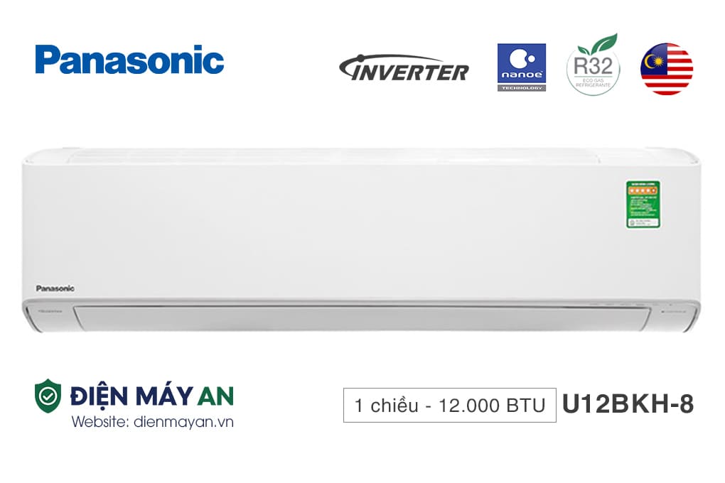 Điều hòa Panasonic U12BKH-8 bảo hành máy 1 năm và máy nén 12 năm