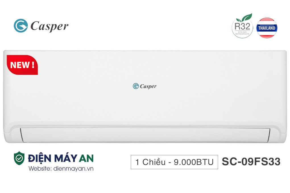 Điều Hòa Casper 9000 BTU 1 Chiều SC-09FS33 Giá Tốt
