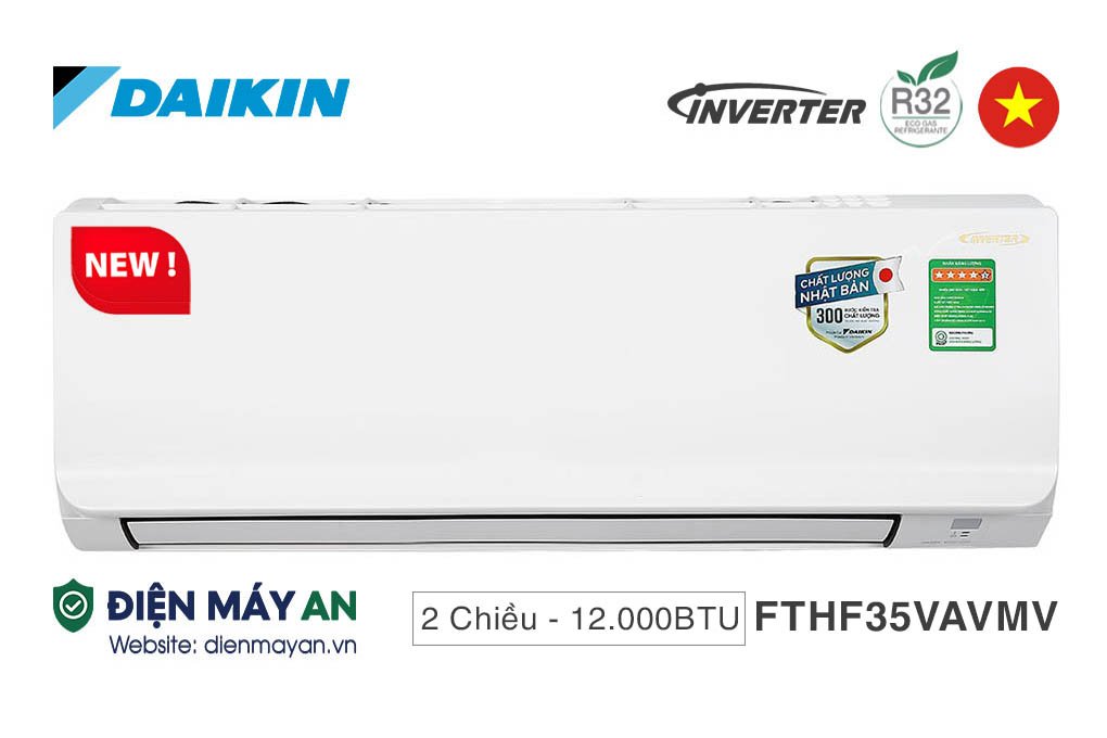 Điều Hòa Daikin Inverter 12000 BTU 2 Chiều FTHF35VAVMV