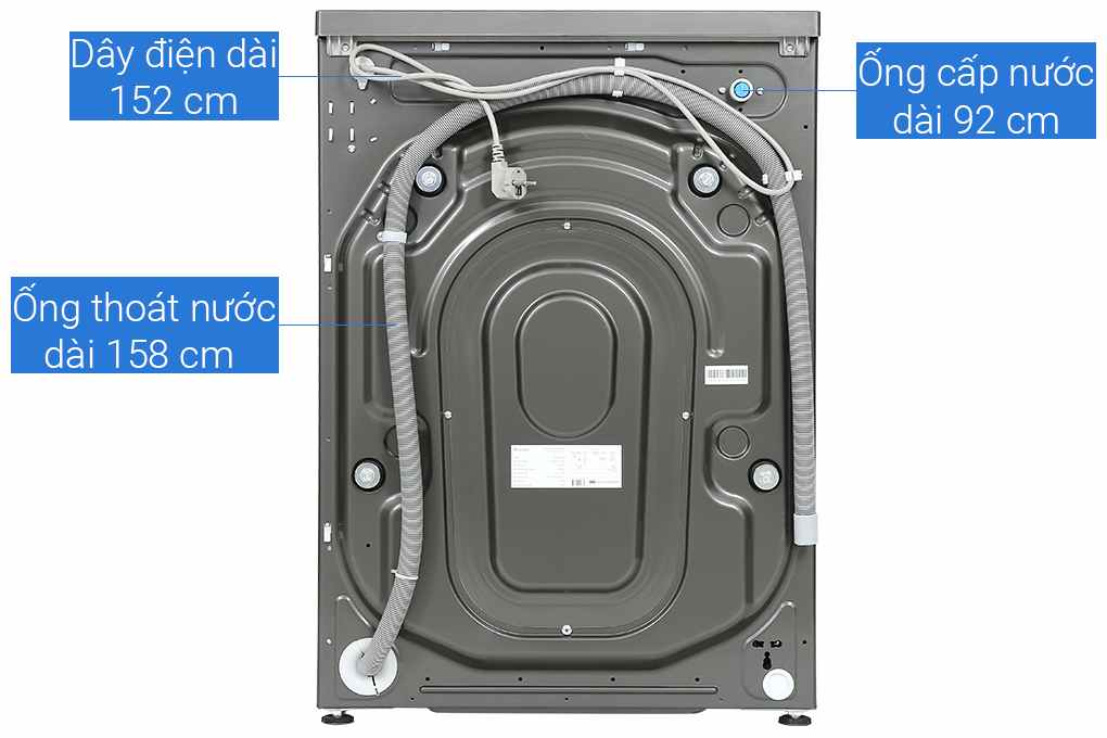 Máy Giặt Casper Inverter 10.5 Kg WF-105I150BGB