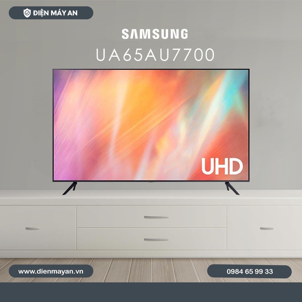 Smart Tivi Samsung 4K 65 Inch UA65AU7700 Giá Tốt