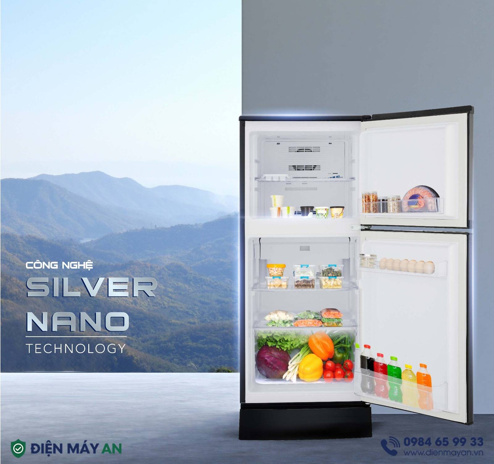 Tủ Lạnh Funiki 147 Lít FR-152CI.1 - công nghệ khử mùi, kháng khuẩn