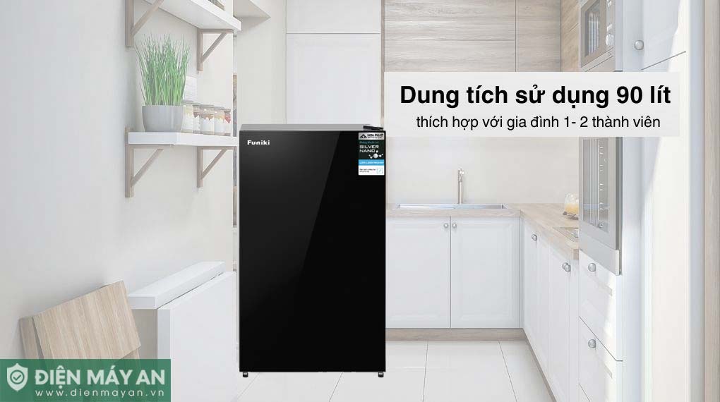 Tủ Lạnh Mini Funiki Cánh Kính 90 Lít HR S690GB - thiết kế