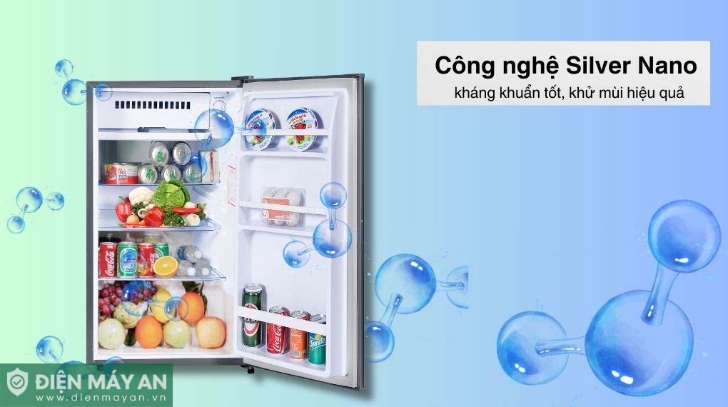Tủ Lạnh Mini Funiki Cánh Kính 90 Lít HR S690GB - công nghệ kháng khuẩn, khử mùi