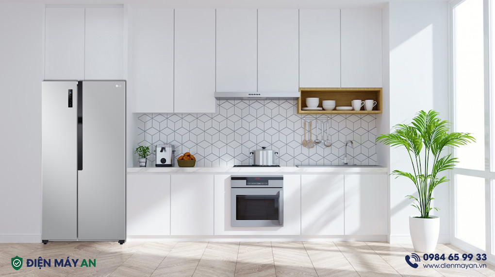 Tủ Lạnh LG Inverter 519 Lít Side By Side GR-B256JDS