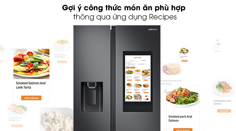 Tủ Lạnh Family Hub Samsung Inverter 616 Lít RS64T5F01B4/SV