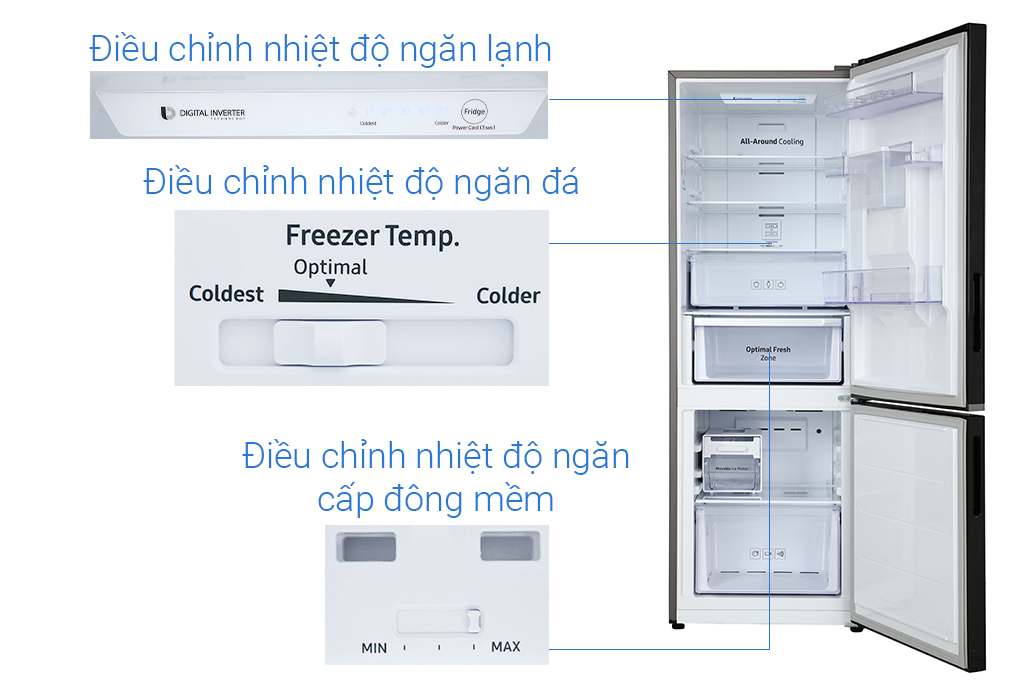 Tủ Lạnh Samsung Inverter 307 Lít RB30N4170BU/SV