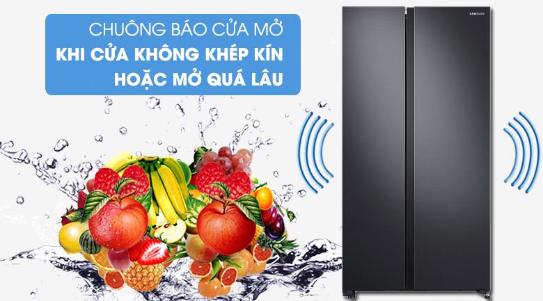 Tủ Lạnh Side By Side Samsung Inverter 655 Lít RS62R5001B4/SV