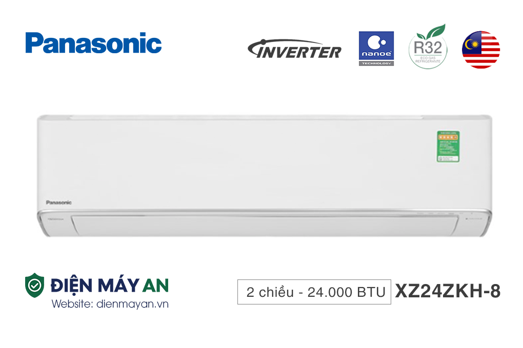Điều Hoà Panasonic Inverter 24000 BTU CU/CS-XZ24ZKH-8