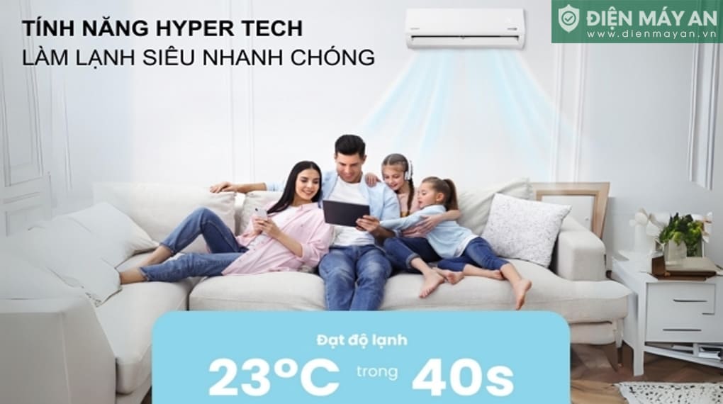 Điều Hoà Comfee Inverter 12000 BTU 1 Chiều CFS-13VAFF-V